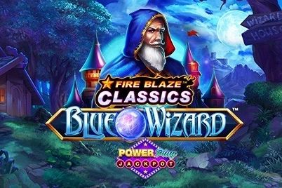 Fire Blaze: Blue Wizard PowerPlay Jackpot cover