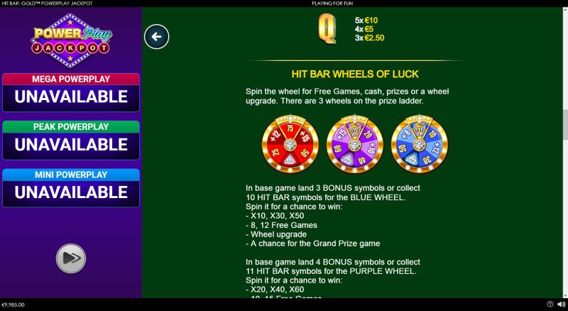 Hit Bar: Gold PowerPlay Jackpot cover