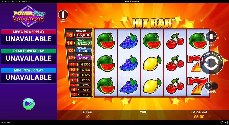 Hit Bar: PowerPlay Jackpot cover