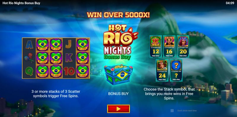 Hot Rio Nights Bonus Buy cover
