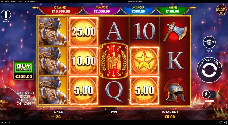 Mega Fire Blaze: Emperor of Rome cover