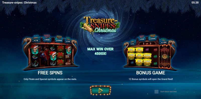Treasure-snipes: Christmas cover